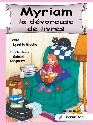 cover image of Myriam, la dévoreuse de livres